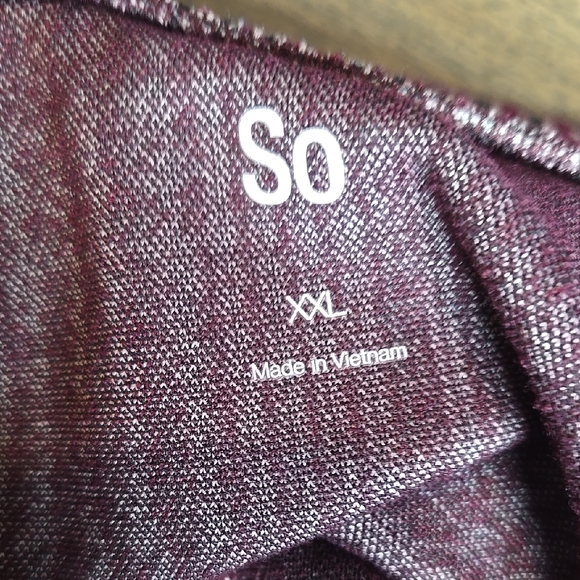 SO Plaid Mini Skirt, Maroon, Juniors Size XXL - Picture 5 of 7